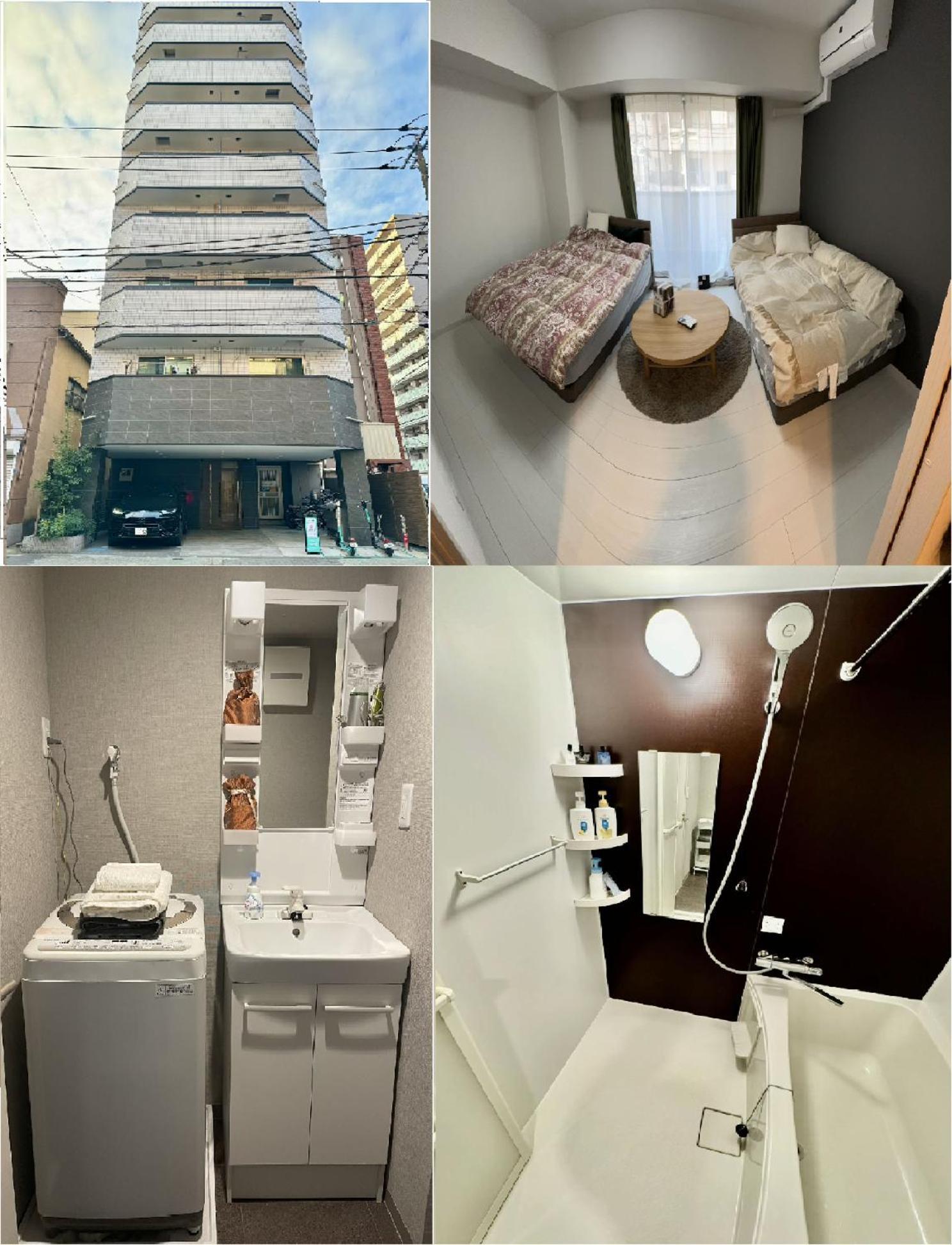 Calum Asakusa Imado Tokyoカルム浅草今戸ツインルーム新築民泊東京浅草隅田川今戸神社近くスカイツリー見えるコンビニコインランドリー近くある浅草駅まで徒歩圏内アクセス便利成田空港羽田空港銀座渋谷東京駅直通 Apartamento Tóquio